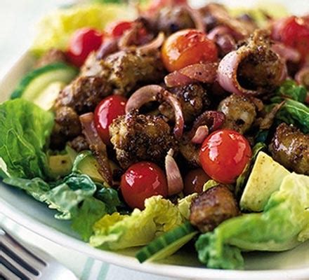 sizzling sausage salad.